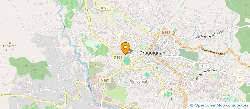 localisation de l'entreprise FC BAT CONSTRUCTION  DRAGUIGNAN