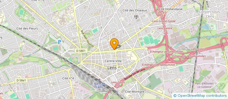 localisation de l'entreprise FC BATIMENT à LENS