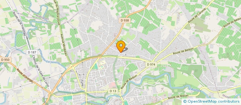 localisation de l'entreprise FC BODY COACHING  CARPENTRAS