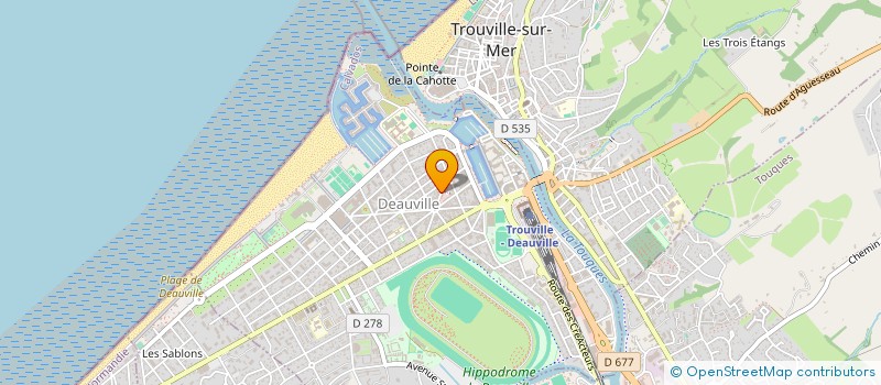 localisation de l'entreprise FC BOISSEE à DEAUVILLE
