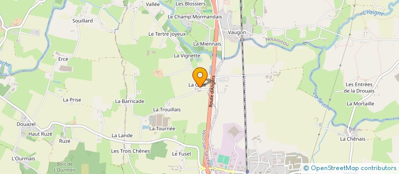 localisation de l'entreprise FC CARRELAGE  VERN-SUR-SEICHE