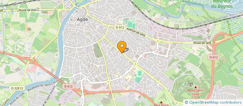 localisation de l'entreprise FC COIFFURE à AGDE