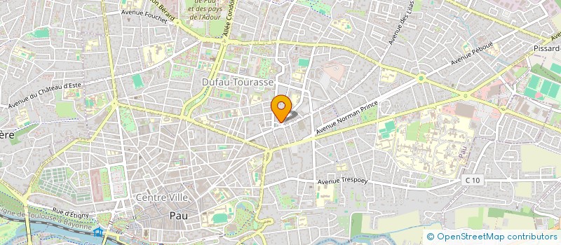 localisation de l'entreprise FC COIFFURE à PAU