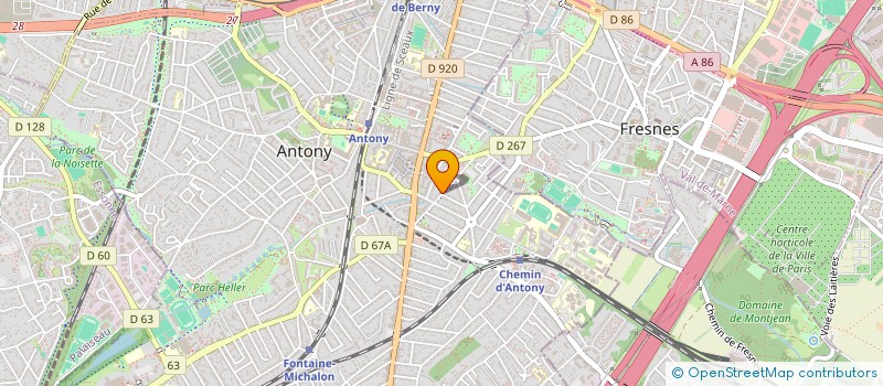 localisation de l'entreprise FC CONSEIL & FORMATION à ANTONY