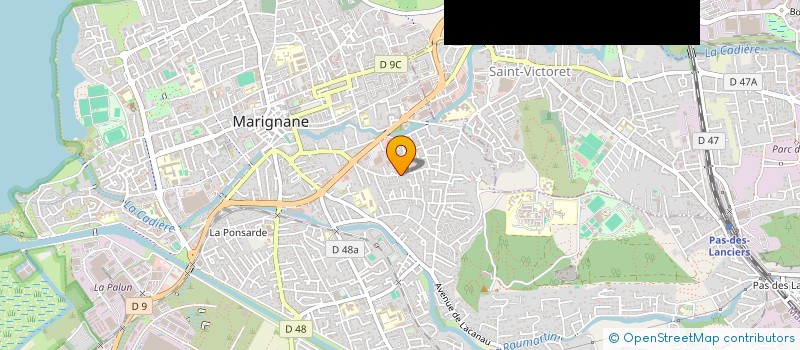 localisation de l'entreprise FC CONSTRUCTION à MARIGNANE