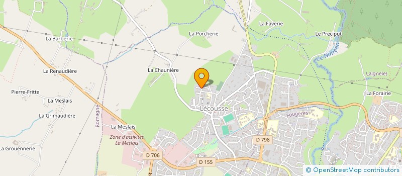 localisation de l'entreprise FC CONSTRUCTION  LECOUSSE