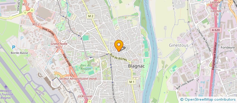 localisation de l'entreprise FC CONSULTING  BLAGNAC