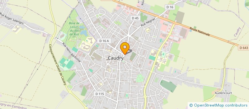 localisation de l'entreprise FC COURTAGE  CAUDRY