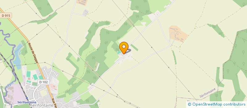 localisation de l'entreprise FC COUVERTURE  SERIFONTAINE