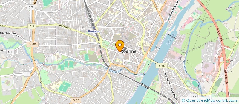 localisation de l'entreprise FC DE MAYOTTE-ROANNAIS  ROANNE