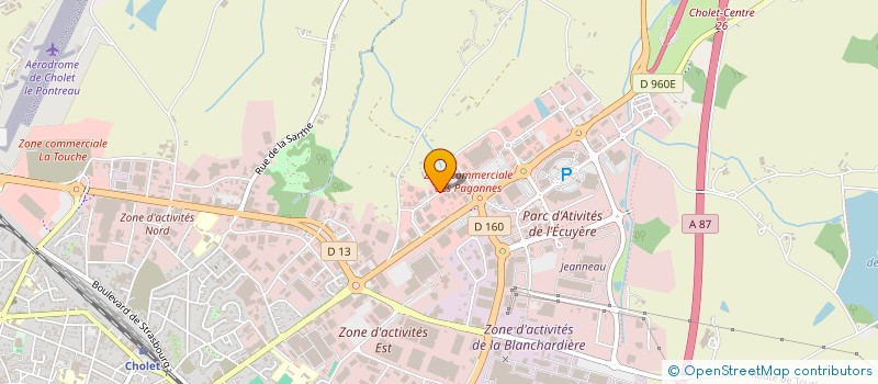 localisation de l'entreprise FC DECO à CHOLET