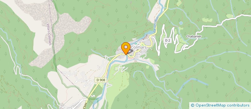 localisation de l'entreprise FC DEMMERLE  VILLARS-COLMARS