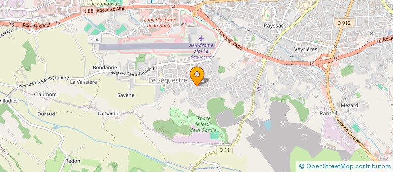 localisation de l'entreprise FC DENAT  LE SEQUESTRE