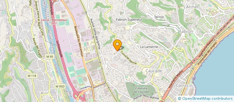 localisation de l'entreprise FC DEVELOPPEMENT à NICE
