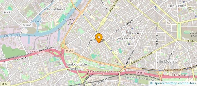 localisation de l'entreprise FC DEWASCH à LILLE