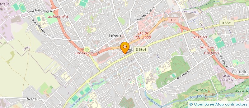 localisation de l'entreprise FC DISTRIBUTION  LIEVIN