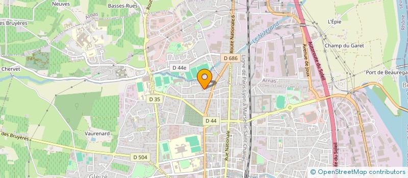 localisation de l'entreprise FC ELEC 69 à VILLEFRANCHE-SUR-SAONE