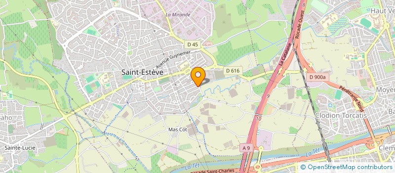 localisation de l'entreprise FC ENERGIES  SAINT-ESTEVE