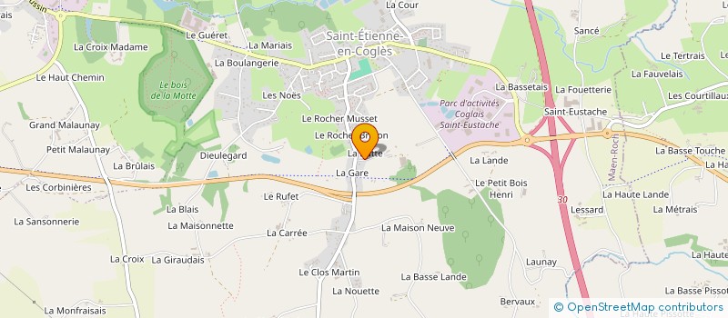 localisation de l'entreprise FC'ENERGIES  MAEN ROCH