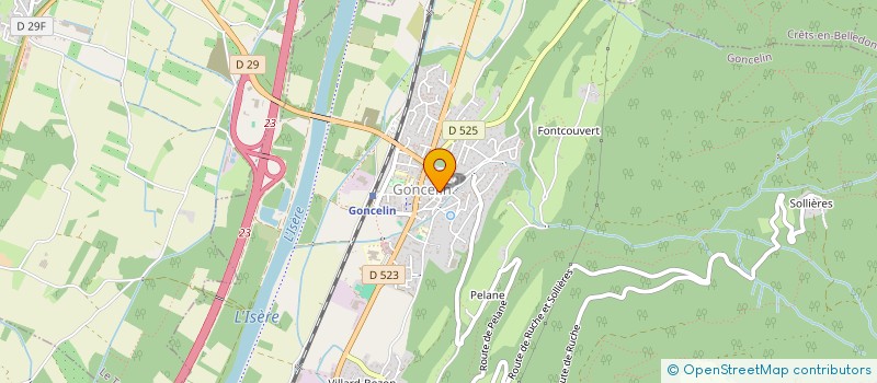 localisation de l'entreprise FC ENSEMBLE  GONCELIN