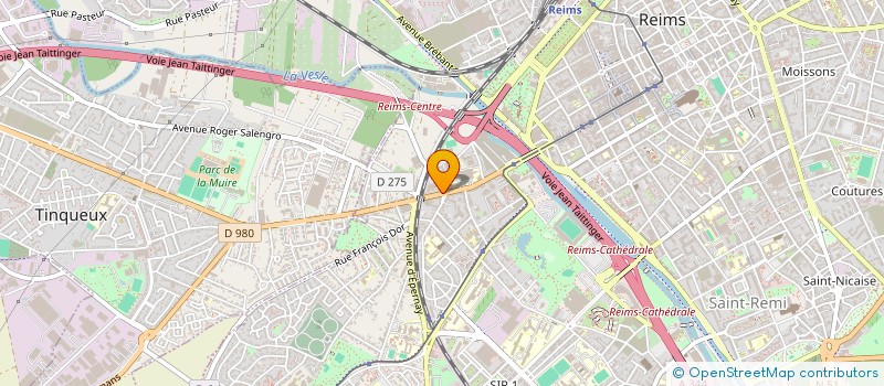 localisation de l'entreprise FC ETOILE DU PORTUGAL  REIMS