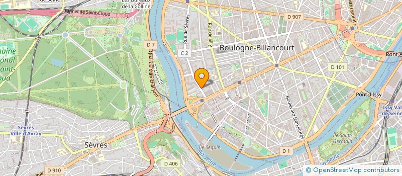 localisation de l'entreprise FC EXPERTISE à BOULOGNE-BILLANCOURT