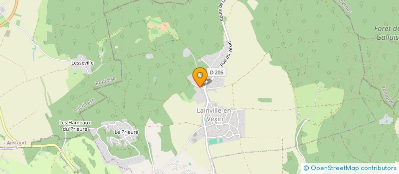 localisation de l'entreprise FC FAMILY  LAINVILLE-EN-VEXIN