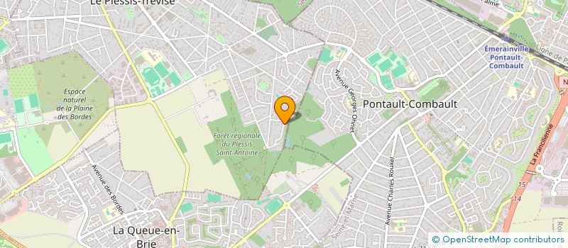 localisation de l'entreprise FC FINANCE  LE PLESSIS-TREVISE