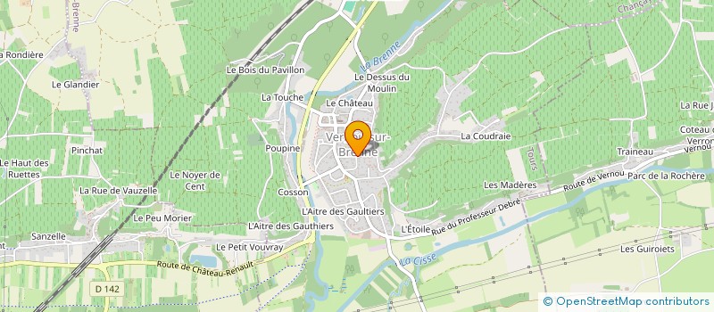 localisation de l'entreprise FC FINANCIERE HOLDING  VERNOU-SUR-BRENNE