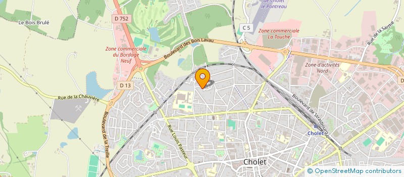 localisation de l'entreprise FC FOUDRE CORPORATE à CHOLET