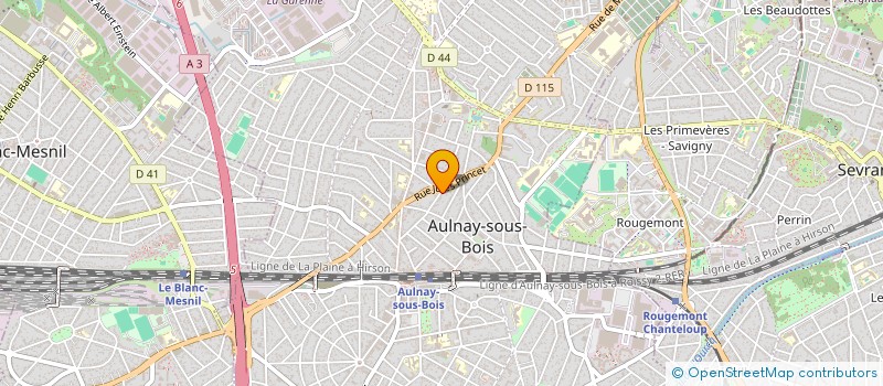 localisation de l'entreprise FC GAZ à AULNAY-SOUS-BOIS