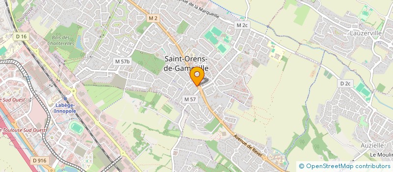 localisation de l'entreprise FC GESTION  SAINT-ORENS-DE-GAMEVILLE