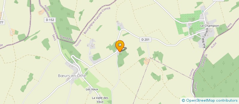 localisation de l'entreprise FC GESTION  BURS-EN-OTHE