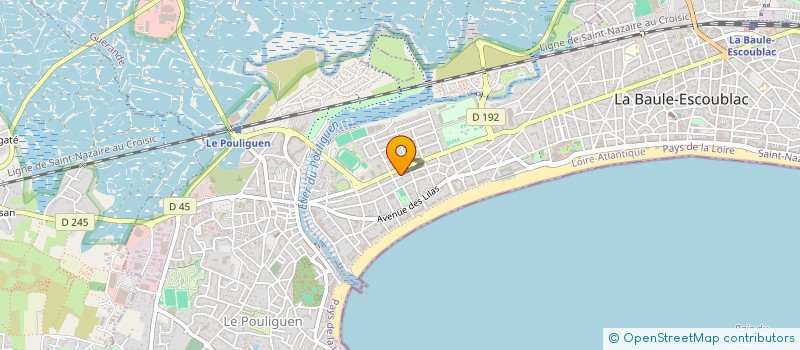 localisation de l'entreprise FC-GM SARL à LA BAULE-ESCOUBLAC