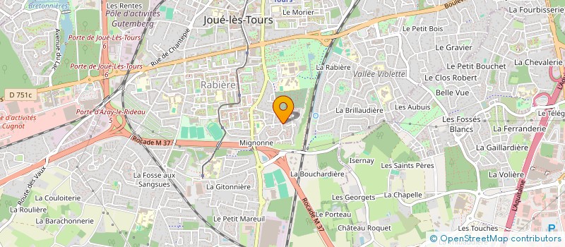 localisation de l'entreprise FC HENRYSCHEIN TOURAINE à JOUE-LES-TOURS