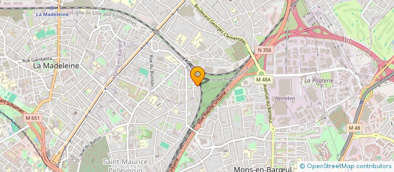 localisation de l'entreprise FC HOLDING à MARCQ-EN-BARŒUL