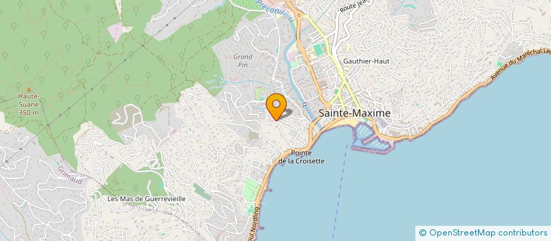 localisation de l'entreprise FC HOUSE à SAINTE-MAXIME