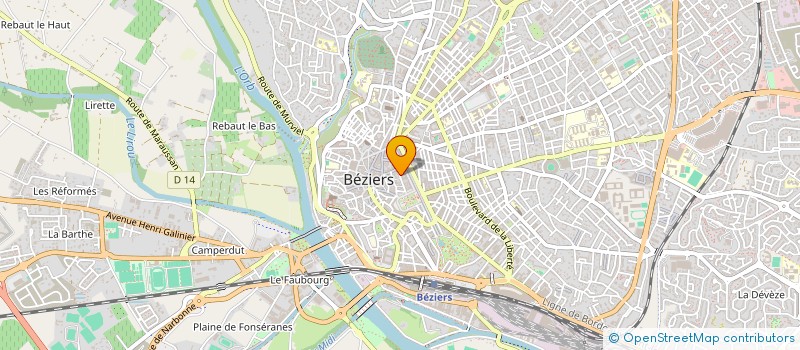 localisation de l'entreprise FC IMMO  BEZIERS