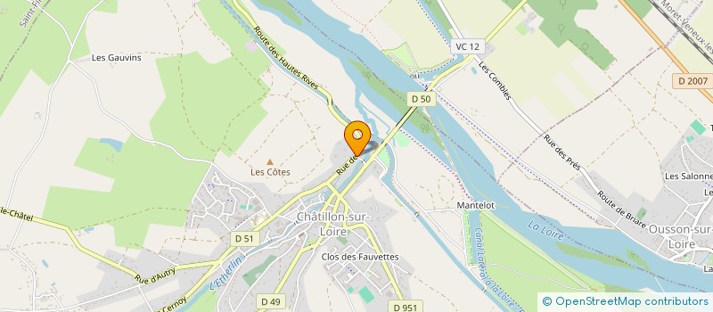 localisation de l'entreprise FC IMMO  CHATILLON-SUR-LOIRE
