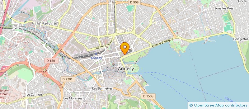 localisation de l'entreprise FC IMMO à ANNECY