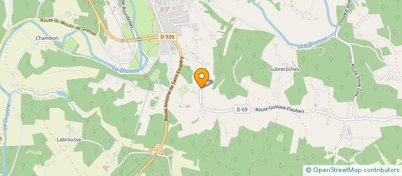 localisation de l'entreprise FC-IMMO  BRANTOME EN PERIGORD