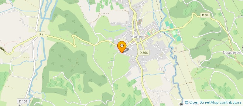 localisation de l'entreprise FC IMMO - NRJ  MONEIN