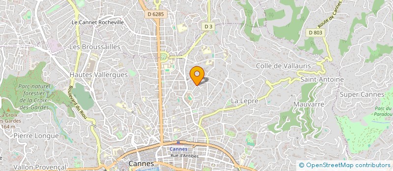 localisation de l'entreprise FC INTERNATIONAL SARL à CANNES