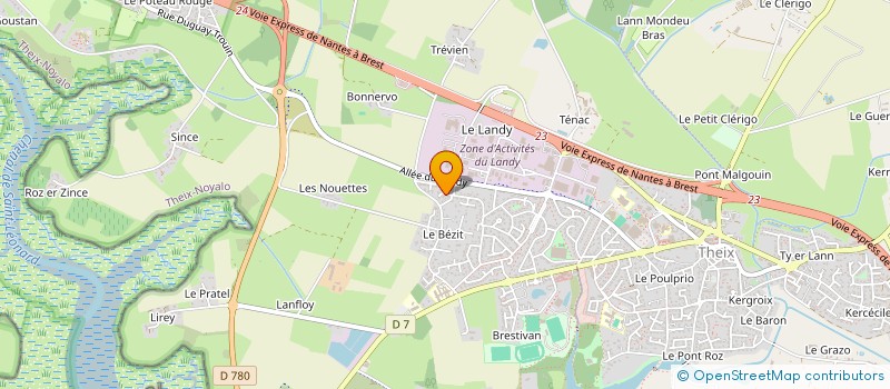 localisation de l'entreprise FC INVEST  THEIX-NOYALO