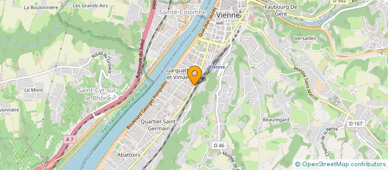 localisation de l'entreprise FC INVEST à VIENNE