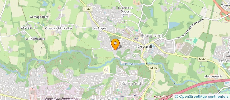 localisation de l'entreprise FC INVEST à ORVAULT
