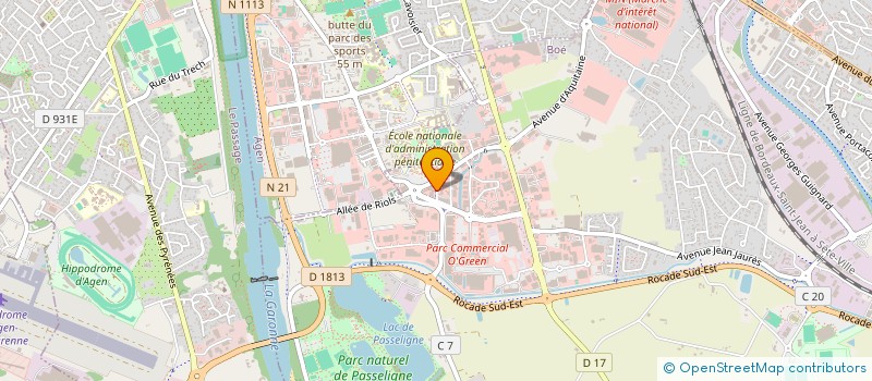 localisation de l'entreprise FC INVEST  BOE