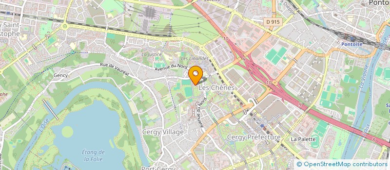 localisation de l'entreprise FC INVEST  CERGY