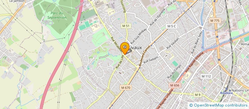 localisation de l'entreprise FC INVEST  MOUVAUX