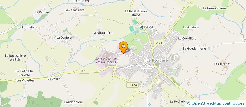 localisation de l'entreprise FC INVEST  LE BOUPERE